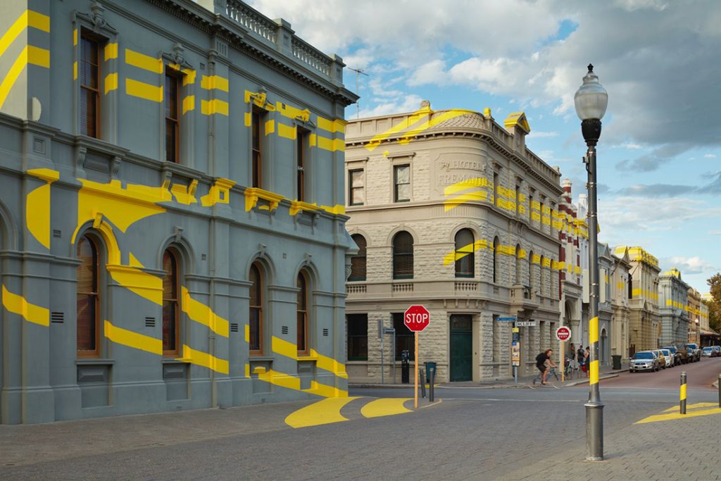2019 Fremantle Biennale Felice Varini Arcs d'Éllipses Feature Pete Stone Interview